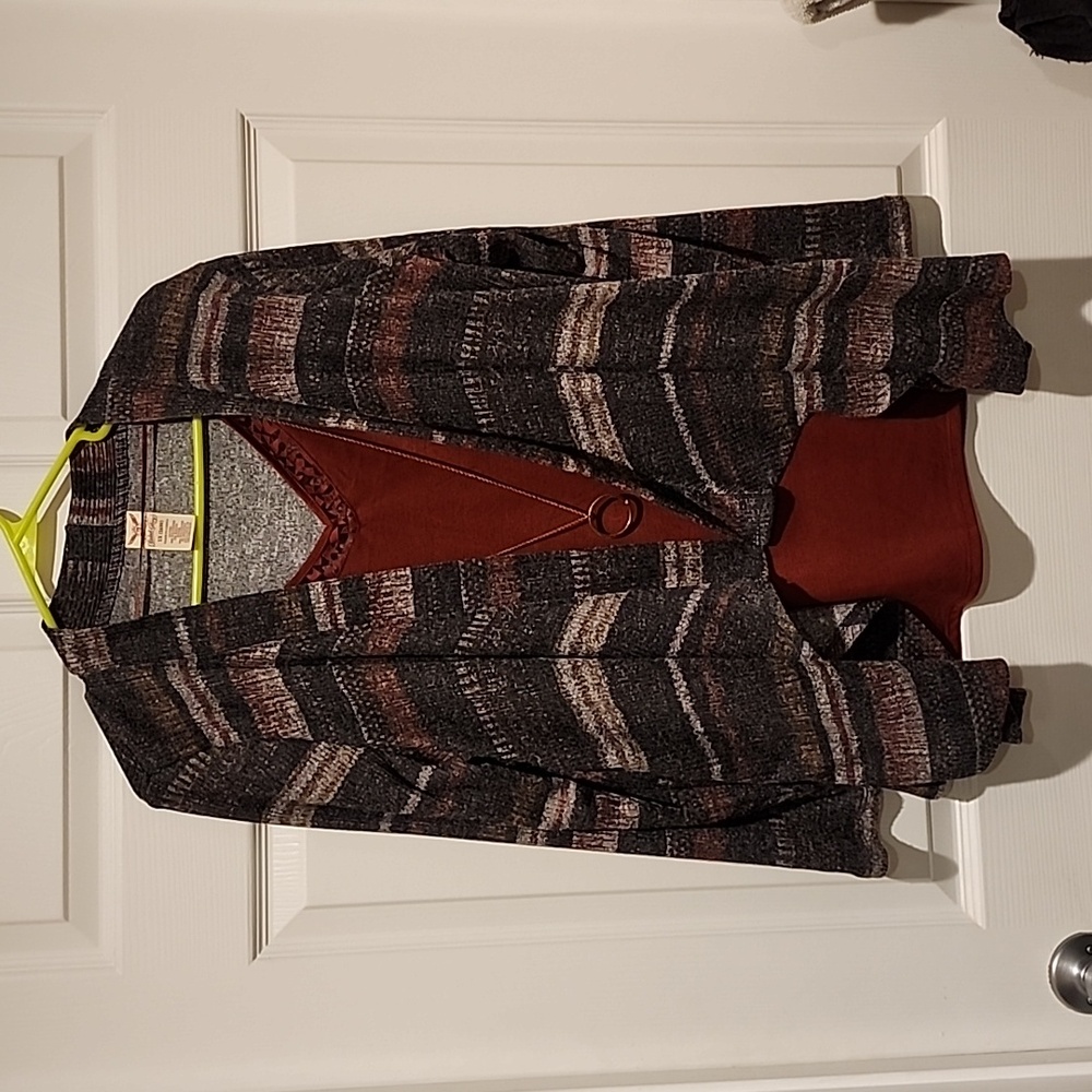 Faded Glory 1X long sleeve cardigan